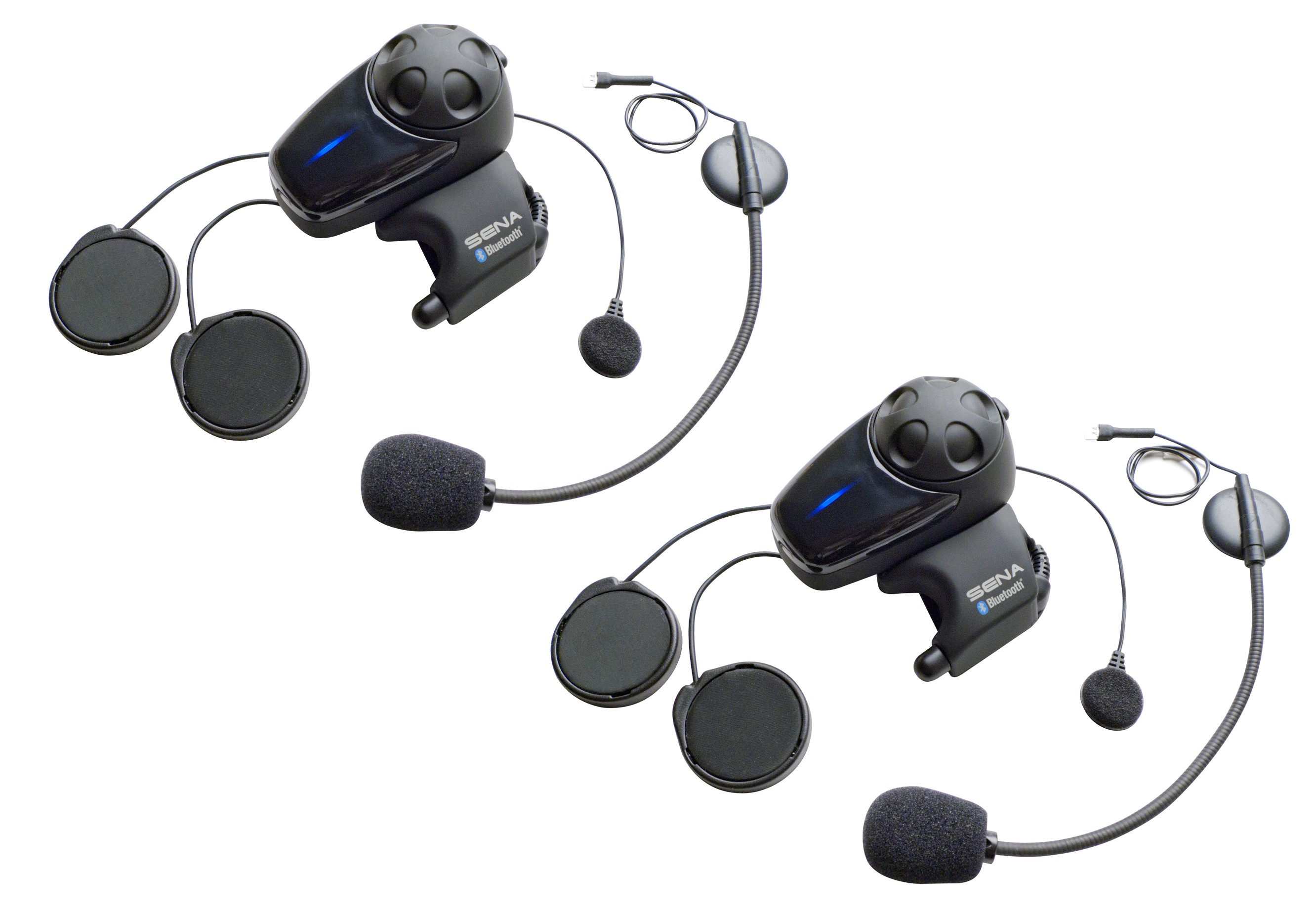 SENA SMH10-11 Motorrad-Bluetooth-Headset/Sprechanlage mit Universal-Mi